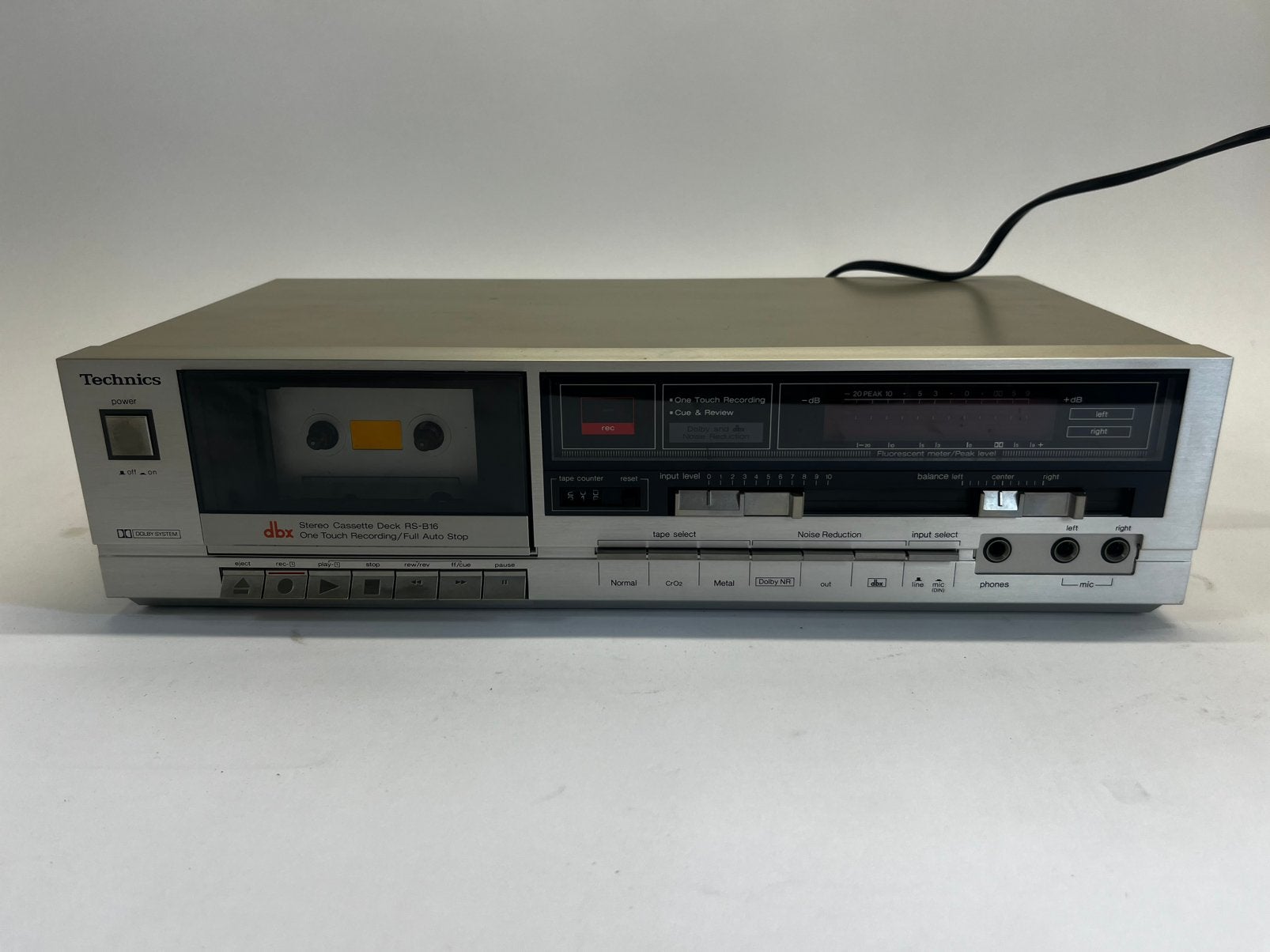 Technics RS-B16 cassette speler, Audio, Tv en Foto, Cassettedecks, Enkel, A, High speed dubbing, Ophalen