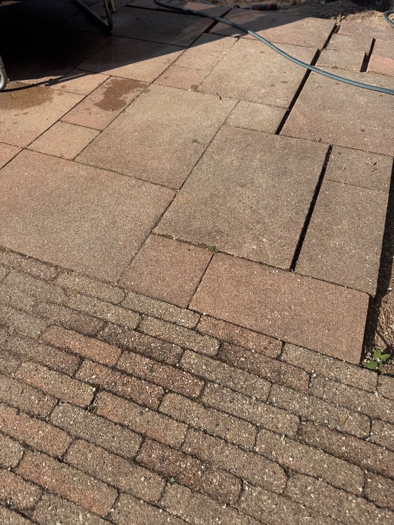 Gratis tuintegels, Ophalen, Gebruikt, Beton, Terrastegels