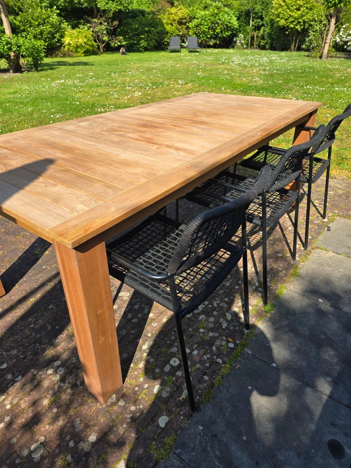 Tuintafel nieuw, Ophalen of Verzenden, Nieuw, Rechthoekig