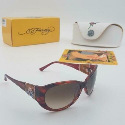 Zonnebril Ed Hardy Jumping Koi Red Horn 58-16-130, Overige merken, Zonnebril, Overige kleuren, Nieuw