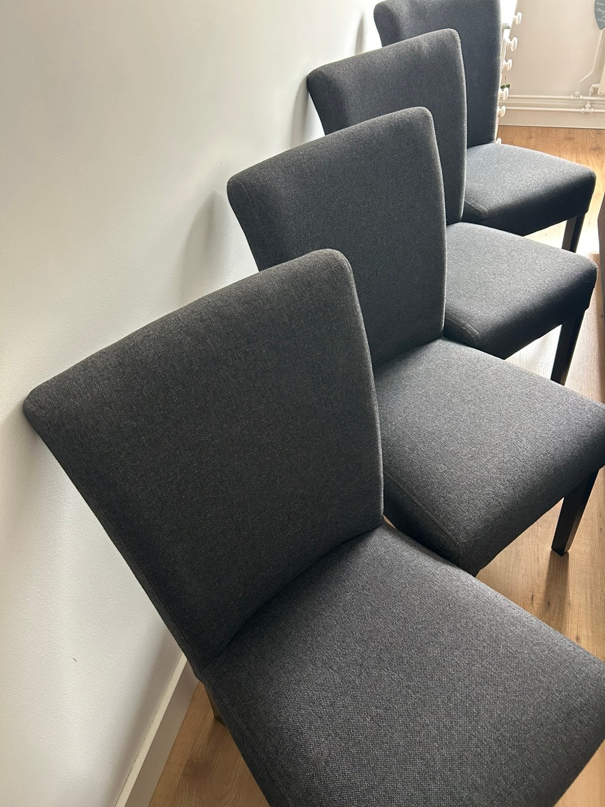 Eetkamerstoelen, Huis en Inrichting, Ophalen, Gebruikt, Vier, Stof