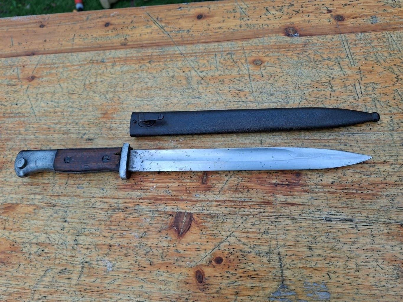 Duitse k98 bajonet wo1, Verzamelen, Ophalen of Verzenden, Landmacht, Duitsland, Mes of Dolk