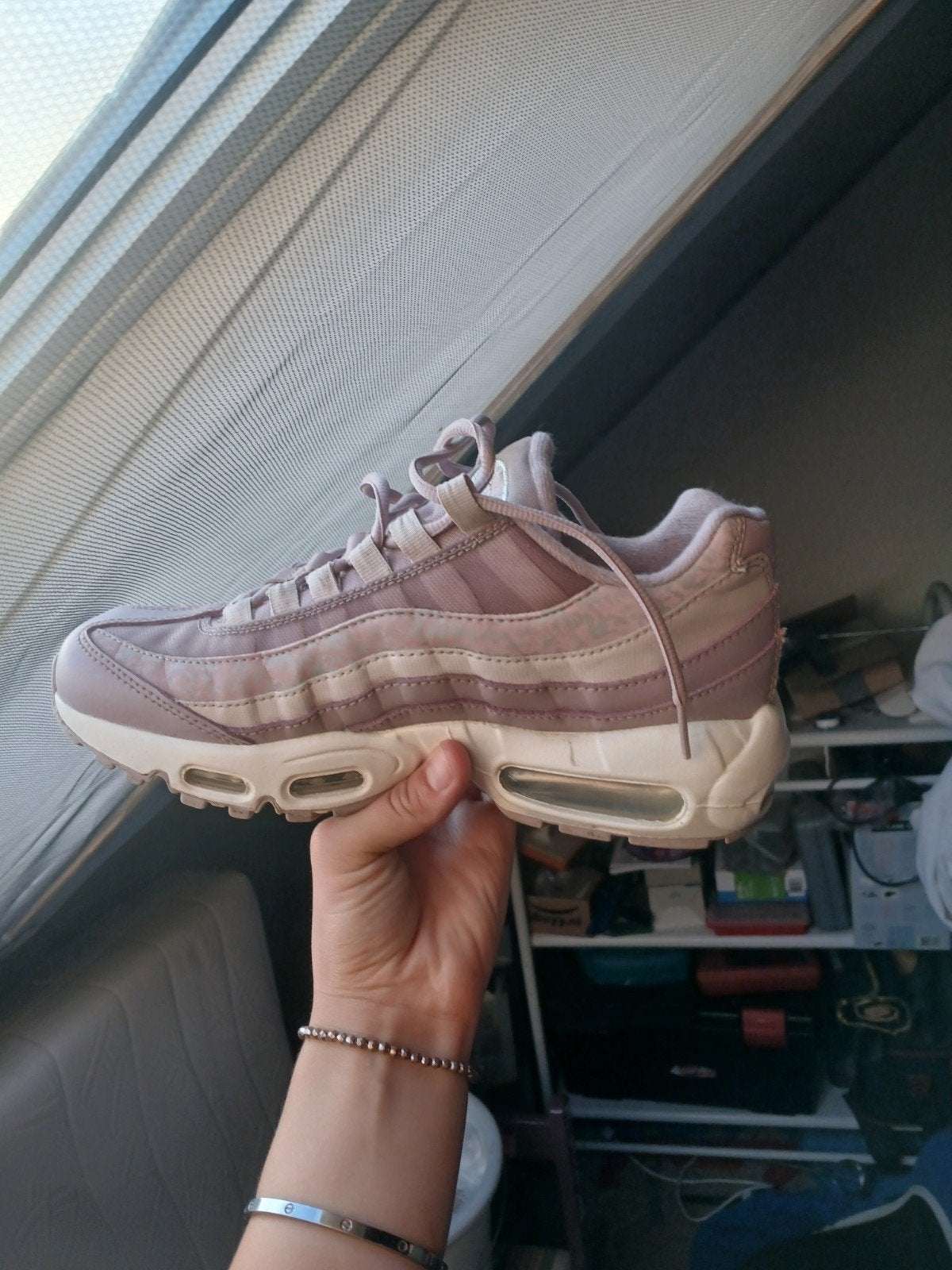 Nike Air Max 95 Sneakers - Roze/Lila, Ophalen, Nike, Roze, Sneakers of Gympen