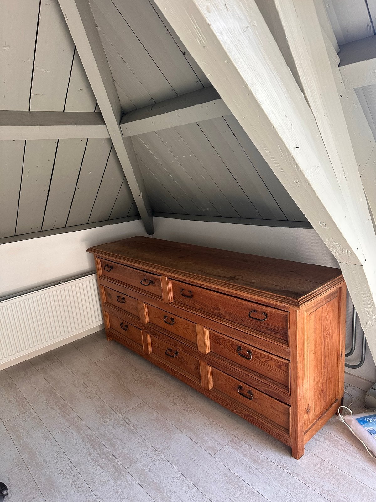 Grenen dressoir kast, Huis en Inrichting, Ophalen, Gebruikt, 200 cm of meer, Met lade(s)