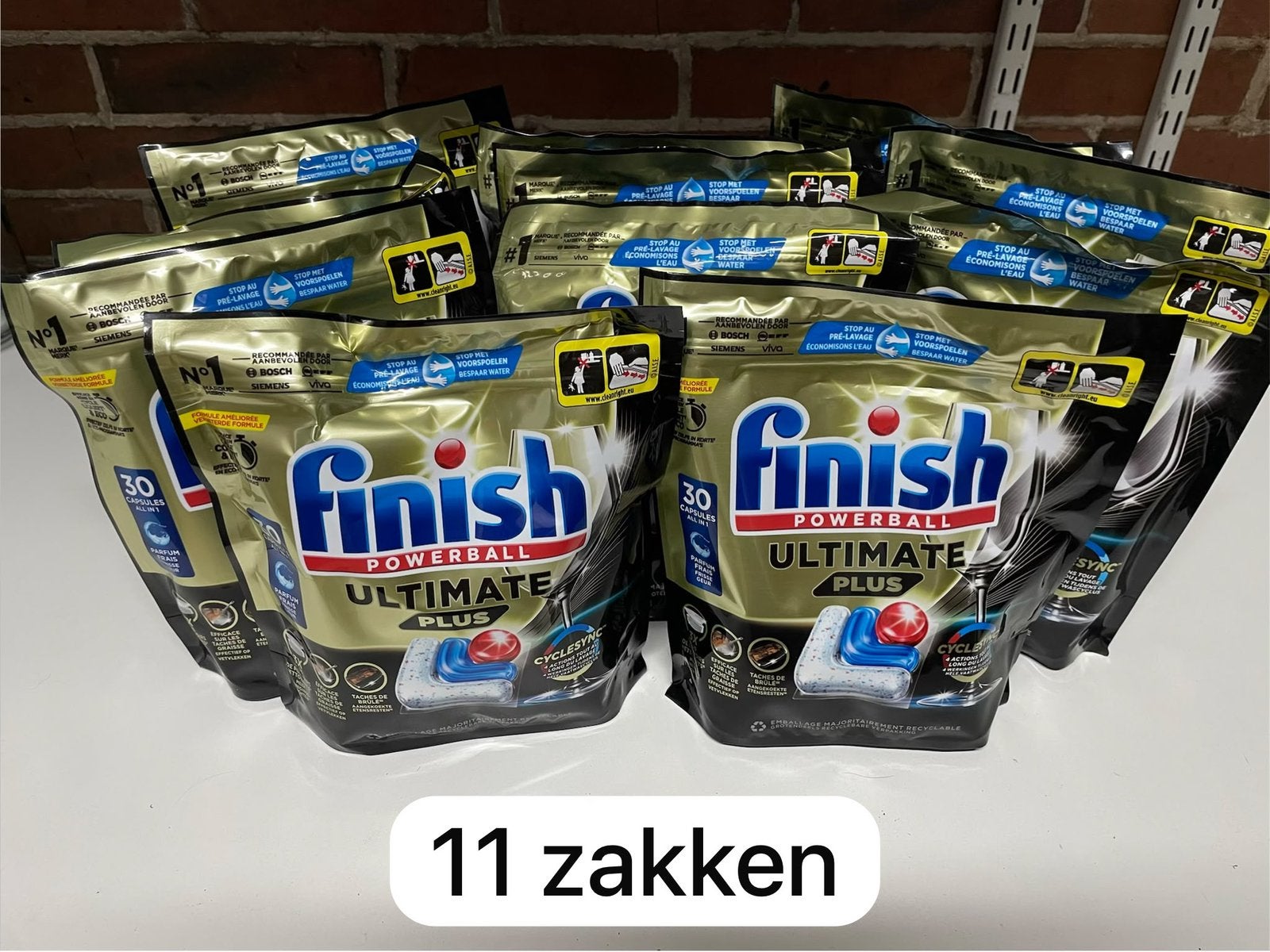 11 zakken afwas blokjes, Ophalen of Verzenden, Schoonmaakmiddel