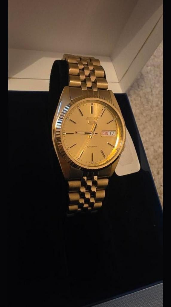 SEIKO SNXJ94 NOS  "NIEUW"  ONGEDRAGEN!!, Ophalen of Verzenden, Nieuw, Staal, Seiko