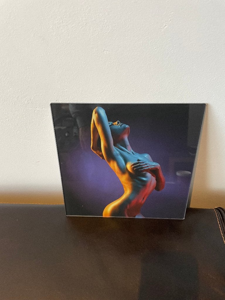 Sexy dame plexiglas poster (20x20cm), Ophalen of Verzenden, Zo goed als nieuw