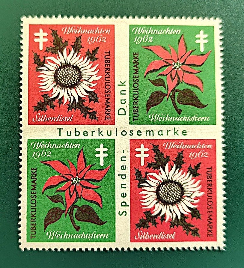 Duitsland : TBC sluitzegel blok 1962 postfris, Verzenden, Overige thema's