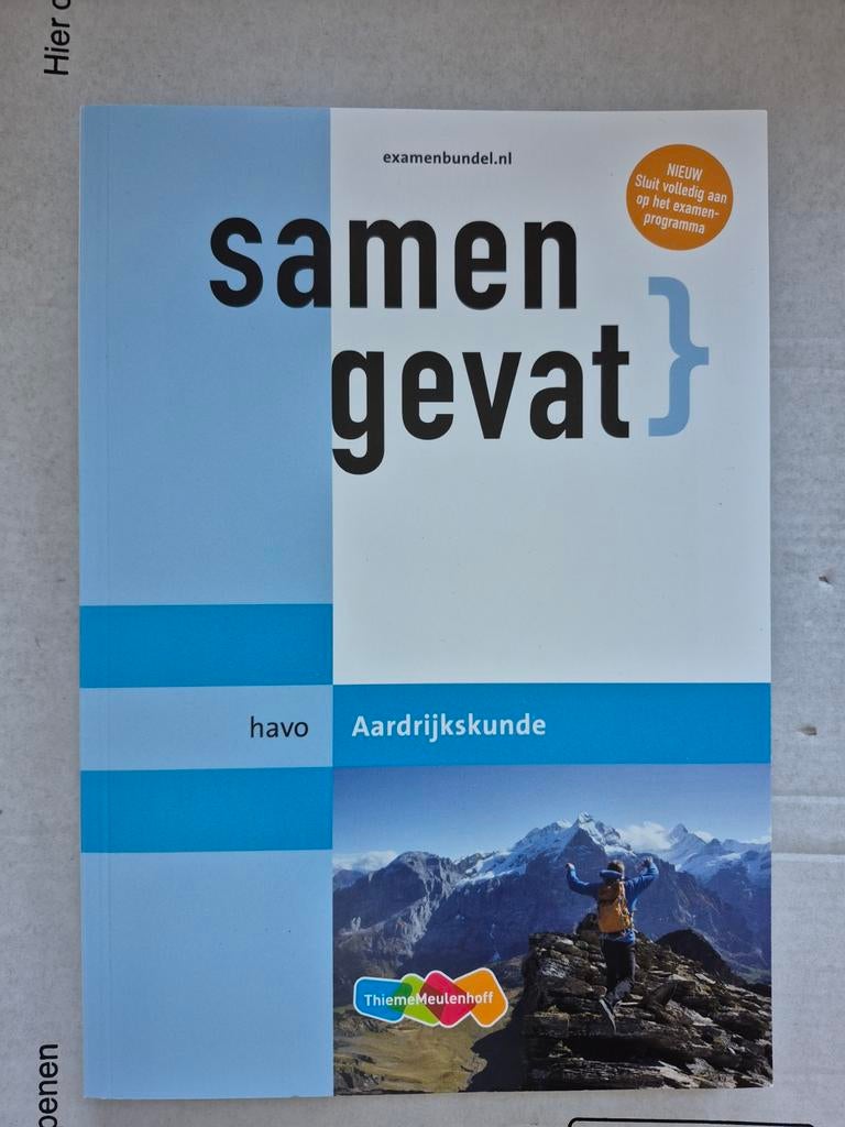 Samengevat 2026 aardrijkskunde  Nieuw programma, Boeken, Ophalen, Aardrijkskunde, HAVO, Nieuw