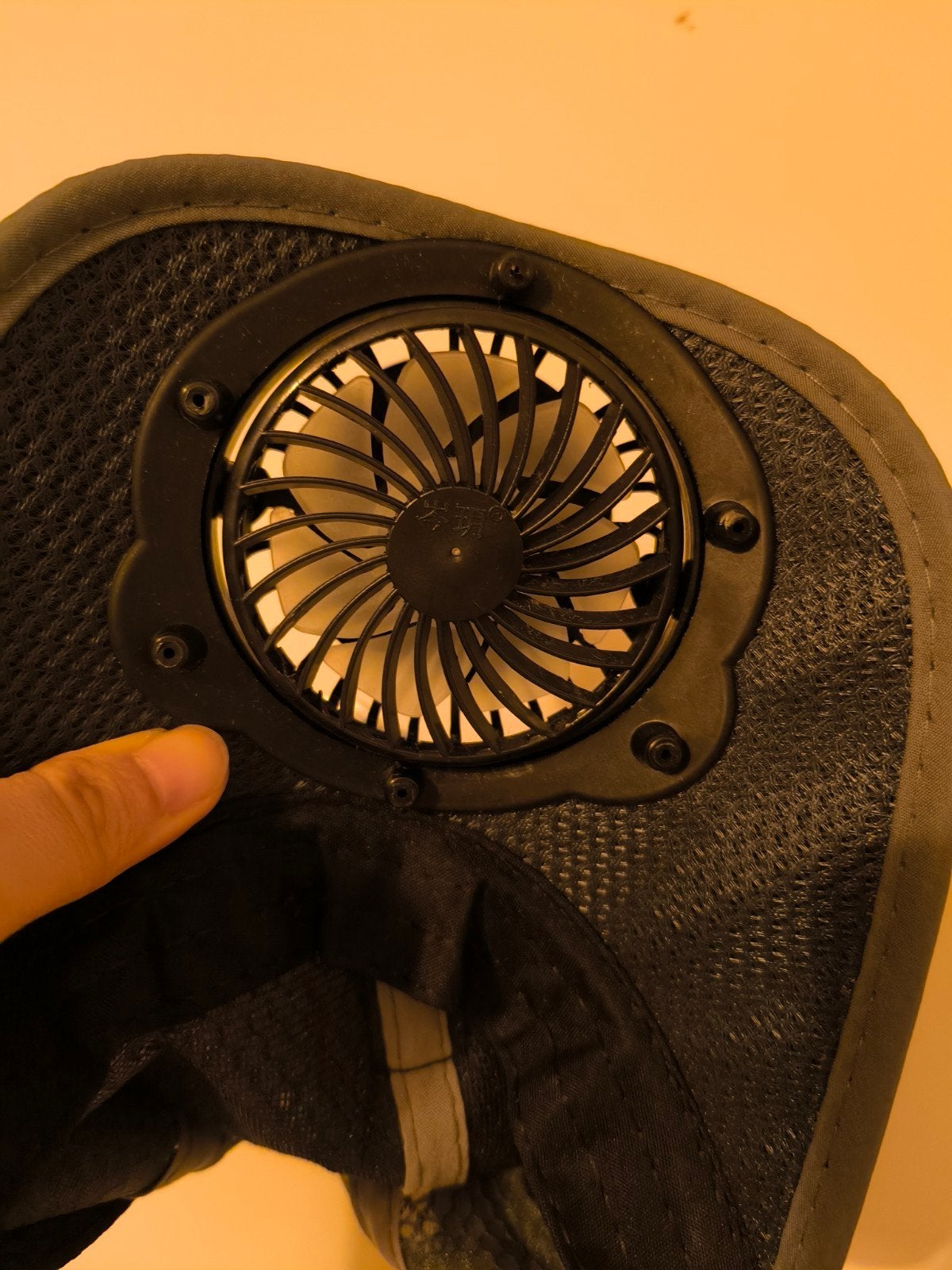Zomerse pet met ingebouwde ventilator, Onbekend, One size fits all, Ophalen of Verzenden, Pet