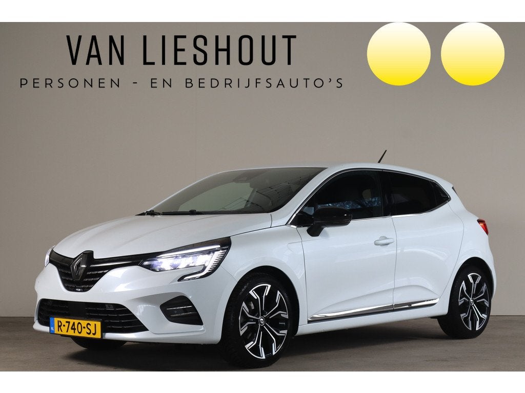 Renault Clio 1.0 TCe 90 Techno Camera I Keyless E+S I Apple, Auto's, Renault, Gebruikt, Euro 6, Leder en Stof, Bedrijf