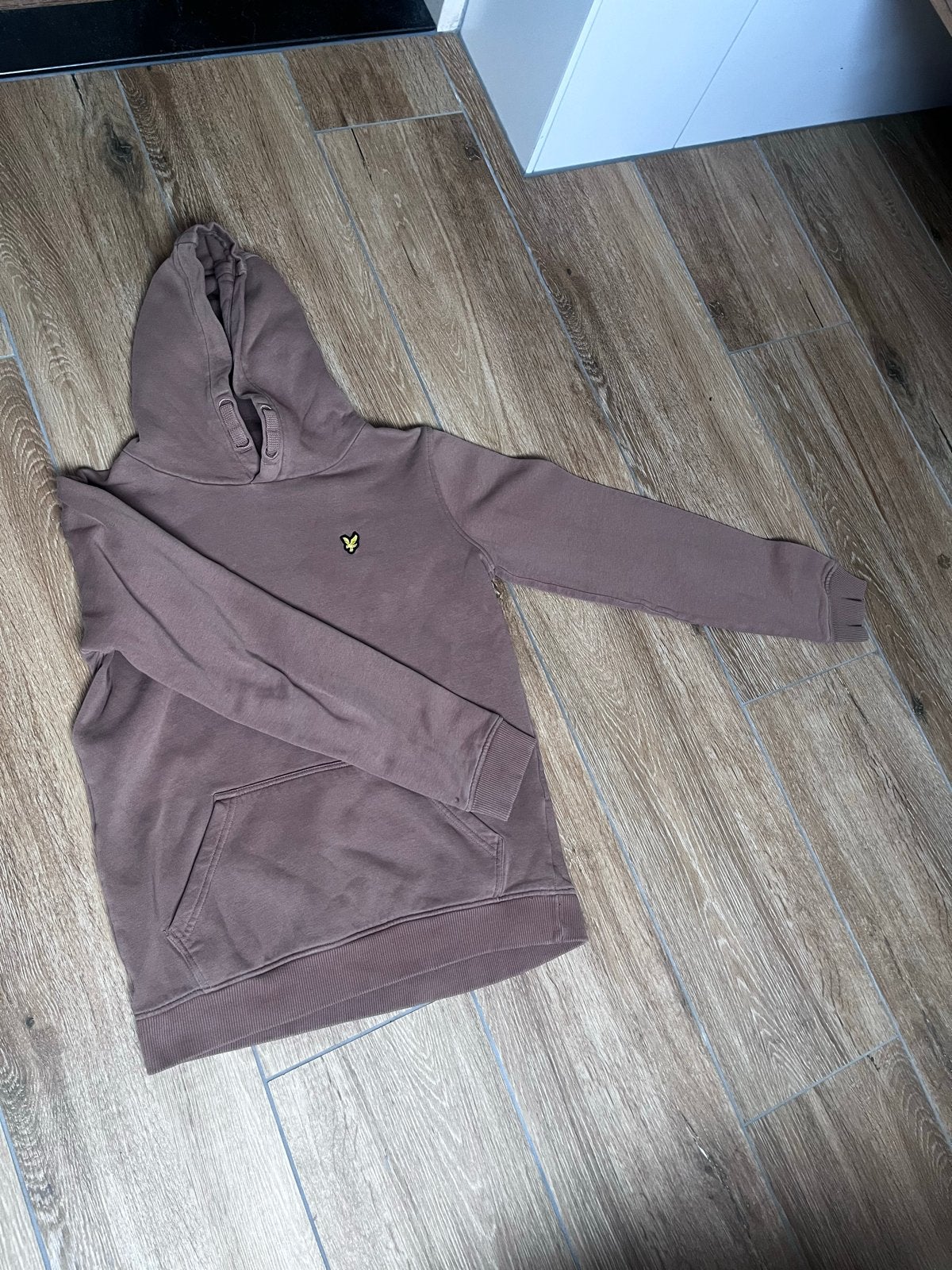 Lyle & Scott Hoodie - Bruin/Paars - Maat s, Kleding | Heren, Truien en Vesten, Ophalen of Verzenden, Zo goed als nieuw, Maat 46 (S) of kleiner