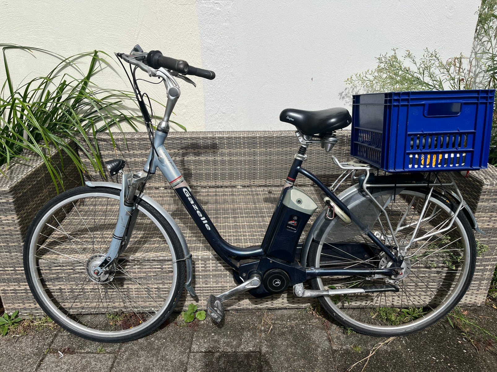 Gazelle electrische fiets, Fietsen en Brommers, Fietsen | Dames | Damesfietsen, Ophalen, Versnellingen, Gazelle, Trommelrem