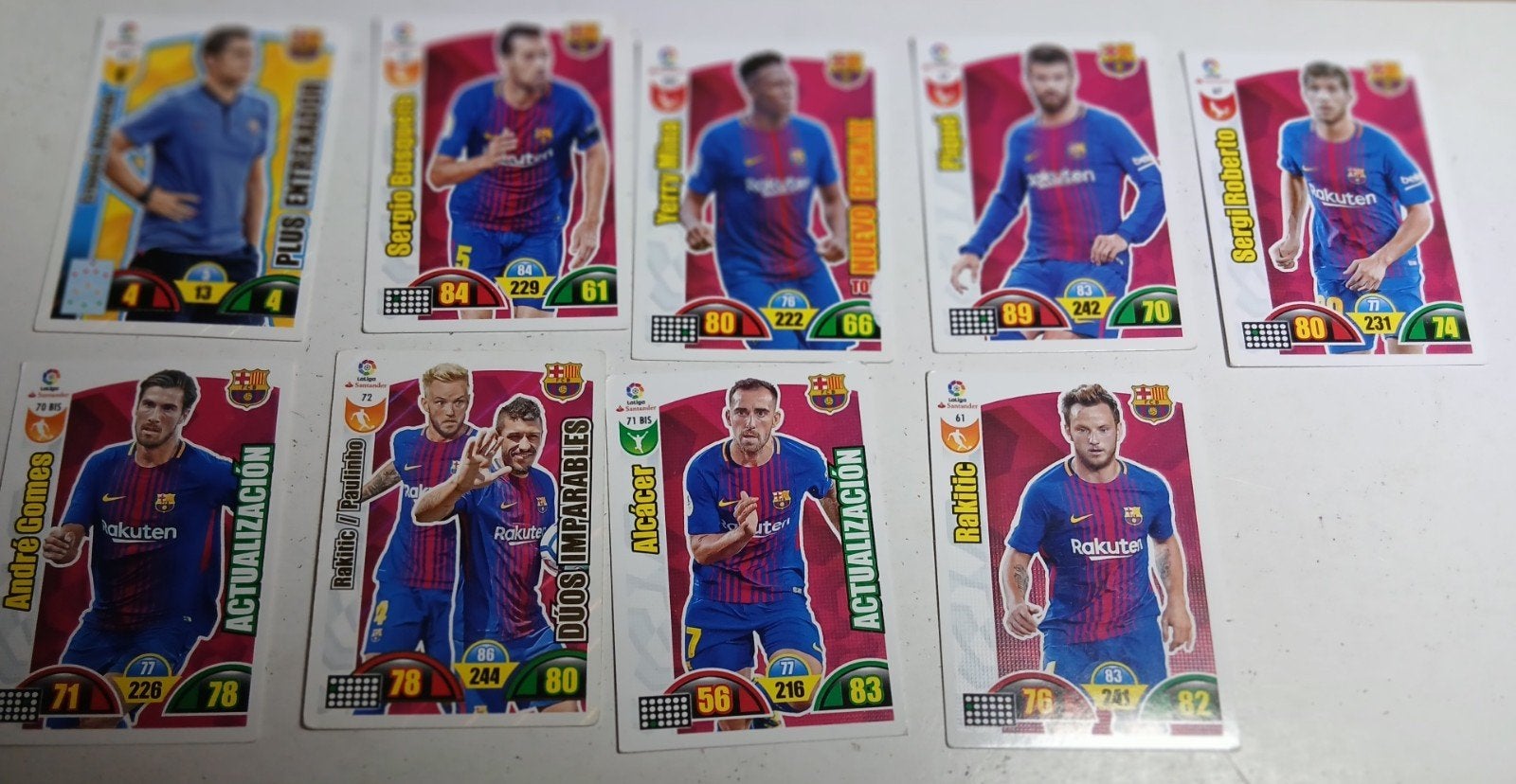 Panini Adrenalyn XL Voetbal Kaarten - Barcelona, Ophalen of Verzenden, Zo goed als nieuw, Buitenlandse clubs, Spelerskaart
