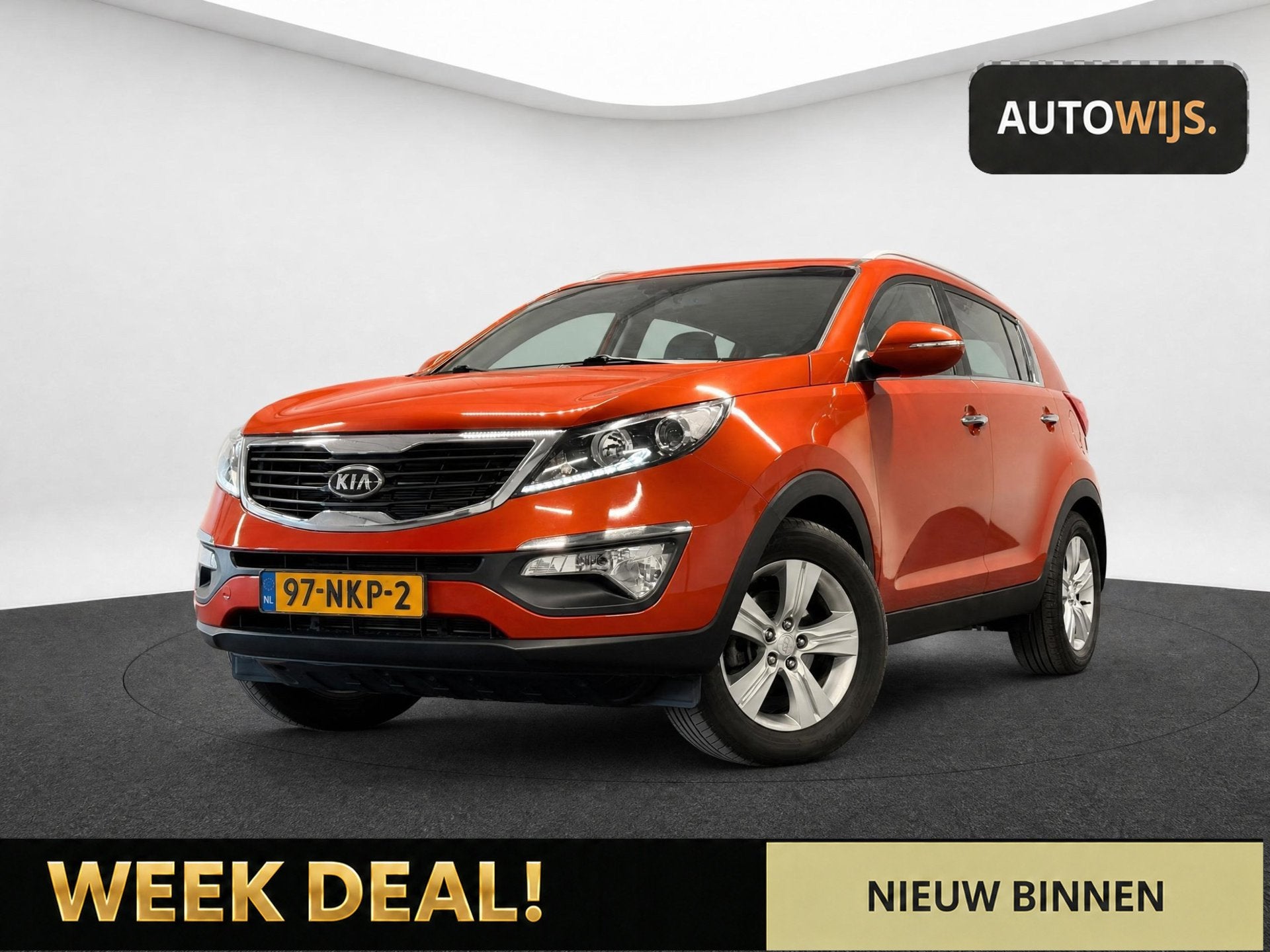 Kia Sportage 2.0 X-ecutive Plus Pack|AUT|NL AUTO|NWE APK|TRE, Auto's, Gebruikt, Zwart, 163 pk, 1600 kg