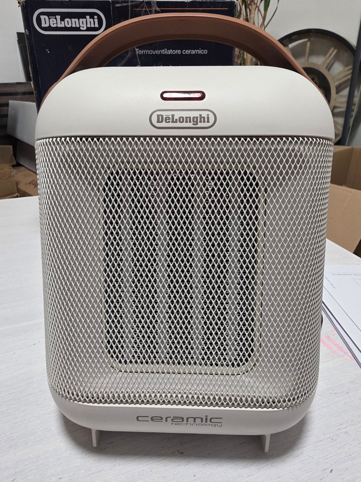 DeLonghi Capsule Keramische Ventilatorkachel, 30 tot 80 cm, Kachel, Minder dan 60 cm, Ophalen of Verzenden