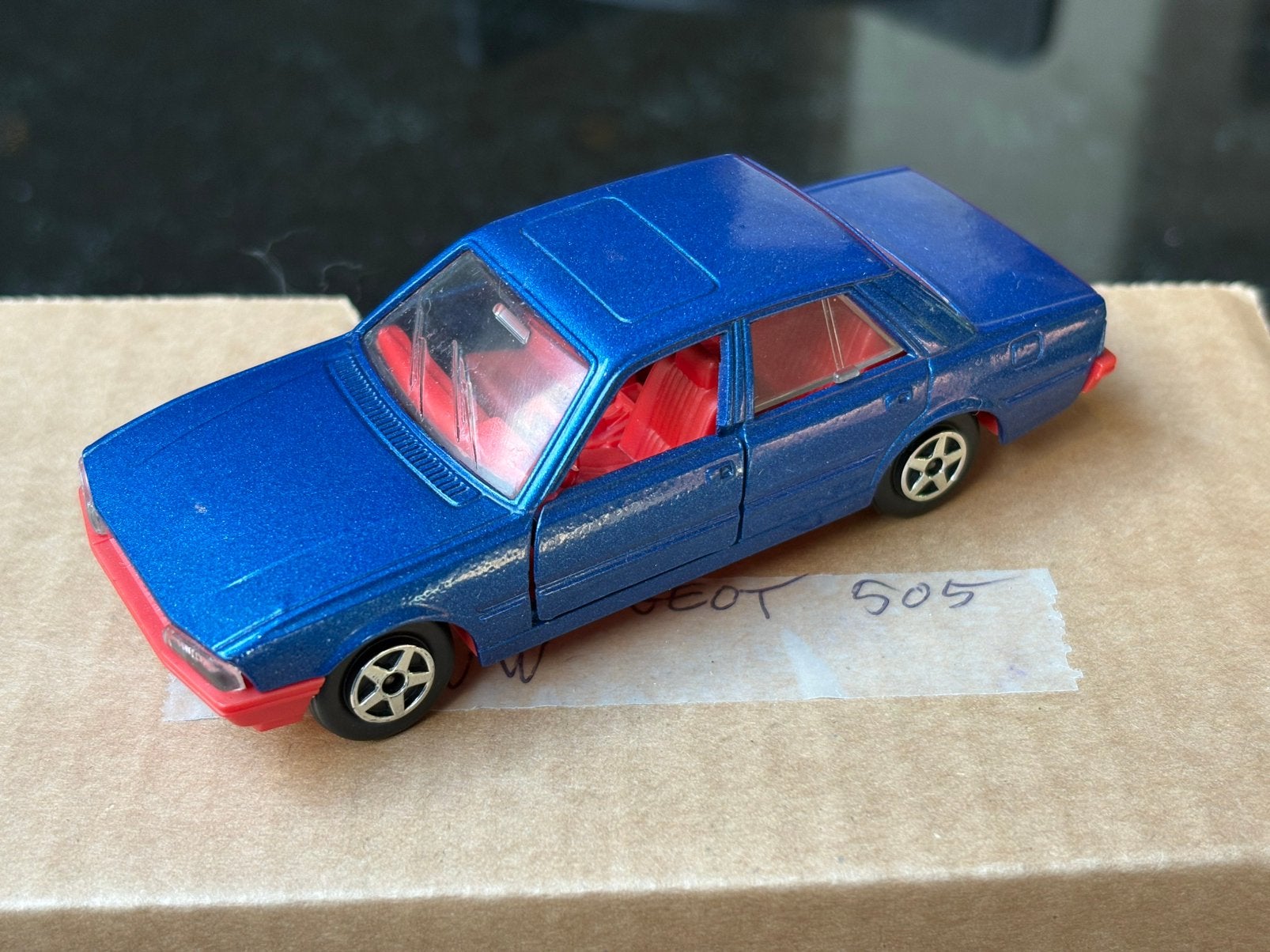 Peugeot 505 1:43 Norev, Ophalen of Verzenden, Gebruikt, Auto, Norev