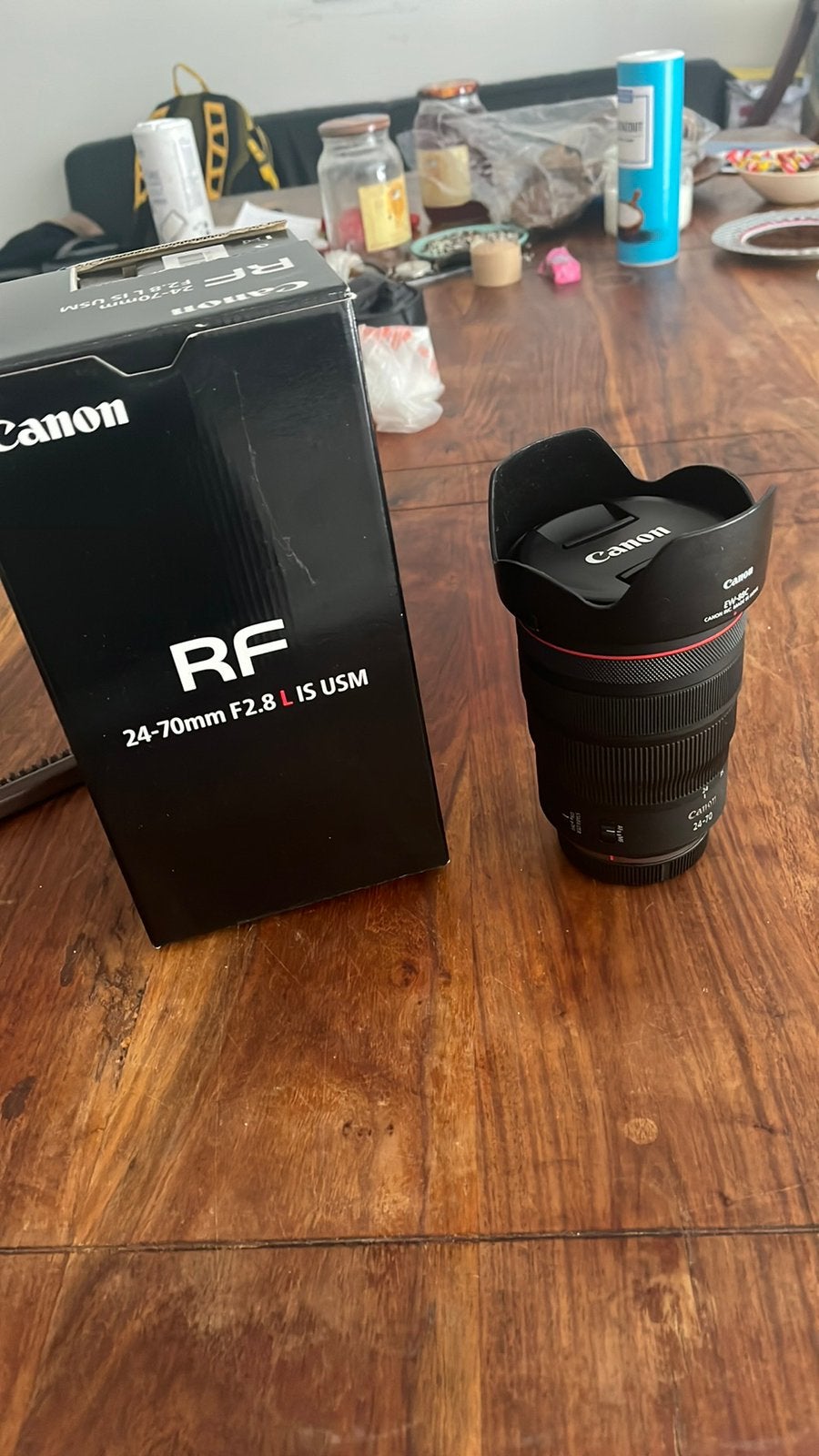 Canon RF 24 70. 2.8, Audio, Tv en Foto, Canon, Canon RF, Zo goed als nieuw, Autofocus