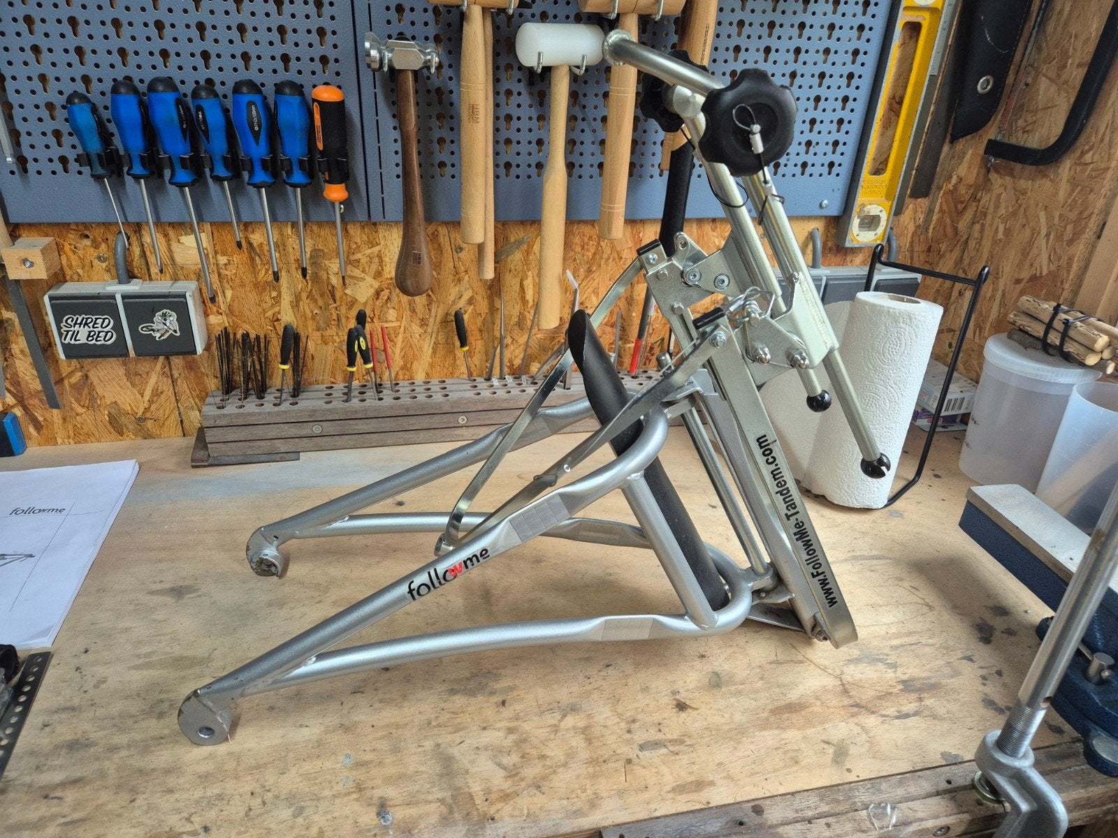 FollowMe Tandem met adapters voor Early Rider fietsen, Ophalen, Zo goed als nieuw, Minder dan 49 cm, Minder dan 10 versnellingen