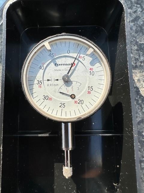 meetklok 0.01 format slag 3 mm rond 40, Ophalen, Zo goed als nieuw