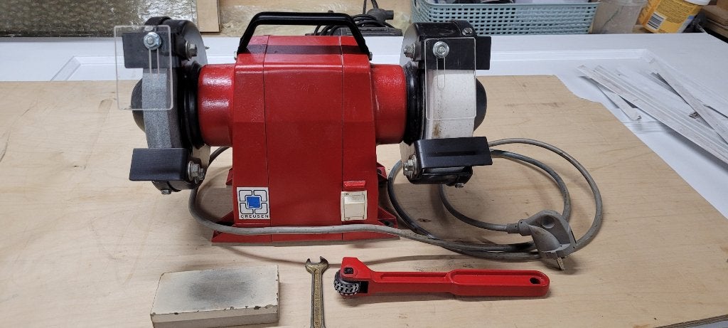 Slijpsteen Creusen DS 7150 TS, Doe-het-zelf en Verbouw, Ophalen of Verzenden, Zo goed als nieuw, Minder dan 700 watt, Werkbankslijpmachine