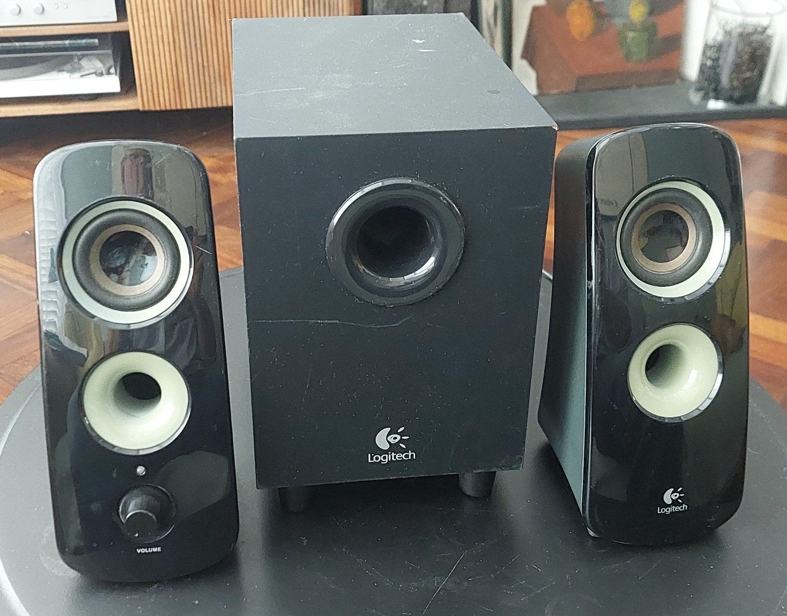 Logitech 2.1 Luidsprekerset Z323 met Subwoofer, Computers en Software, Ophalen of Verzenden, Gebruikt, Audiokanaal 2.1, Logitech