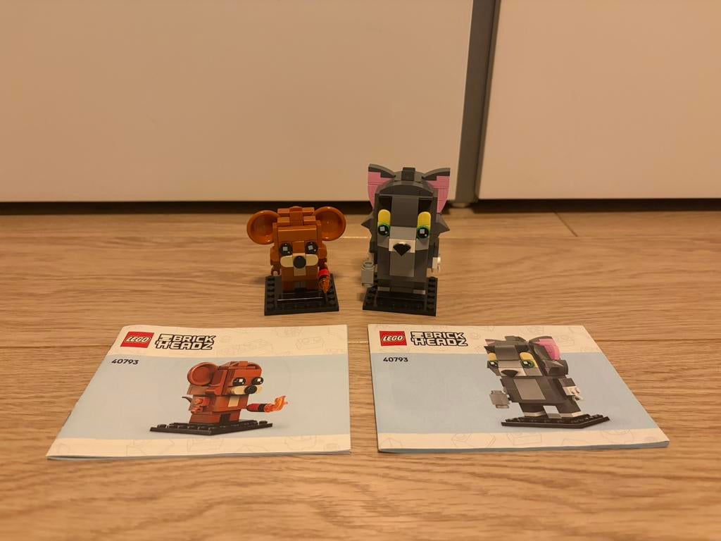 Lego brickheadz 40793: Tom en Jerry, BrickHeadz, Lego, Ophalen of Verzenden, Zo goed als nieuw