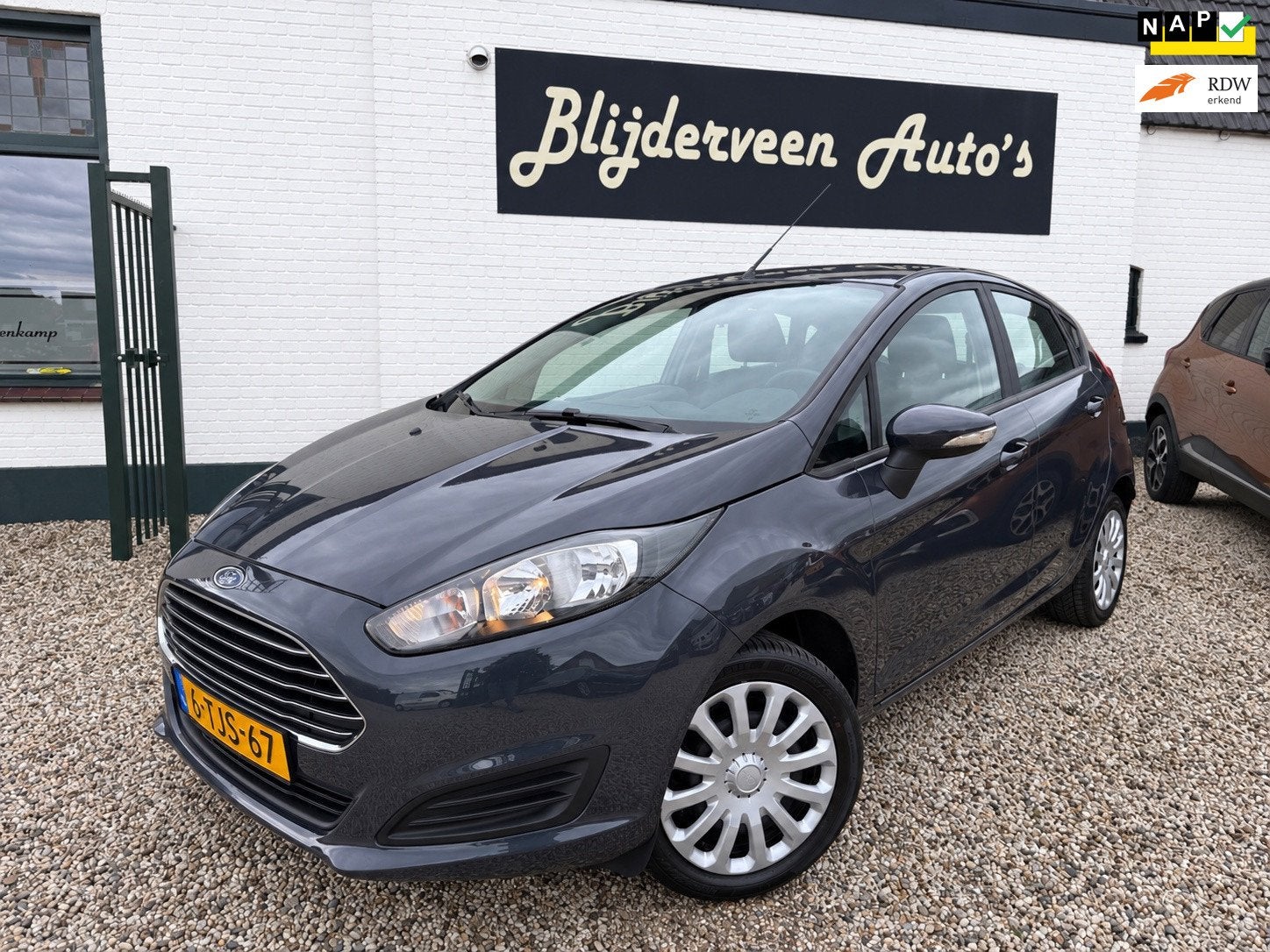 Ford Fiesta 1.0 Style 1e Eigenaar | D.riem V.V. |Dealer Onde, Stof, 525 kg, 23 km/l, Origineel Nederlands