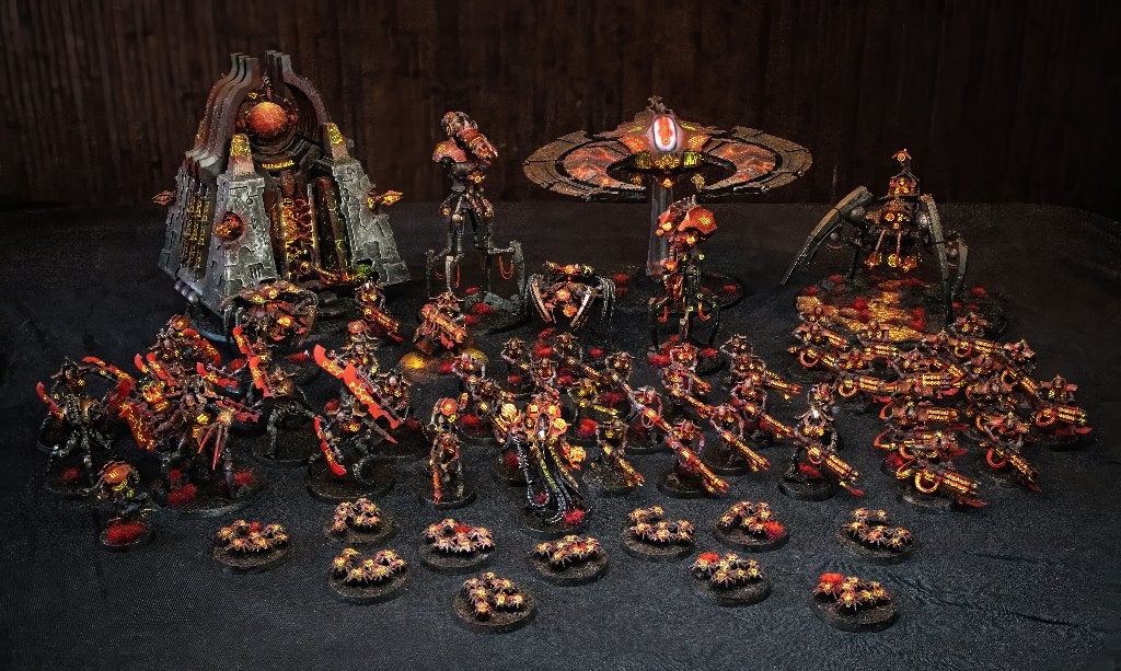 Warhammer 40K - Large Painted Necron Army!, Hobby en Vrije tijd, Figuurtje(s), Nieuw, Ophalen of Verzenden, Warhammer 40000