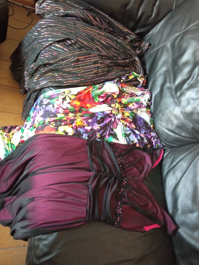 Groot pakket dameskleding xl/xxl(48/50) 100 stuks, jurken ea, Ophalen, Zo goed als nieuw, Maat 46/48 (XL) of groter