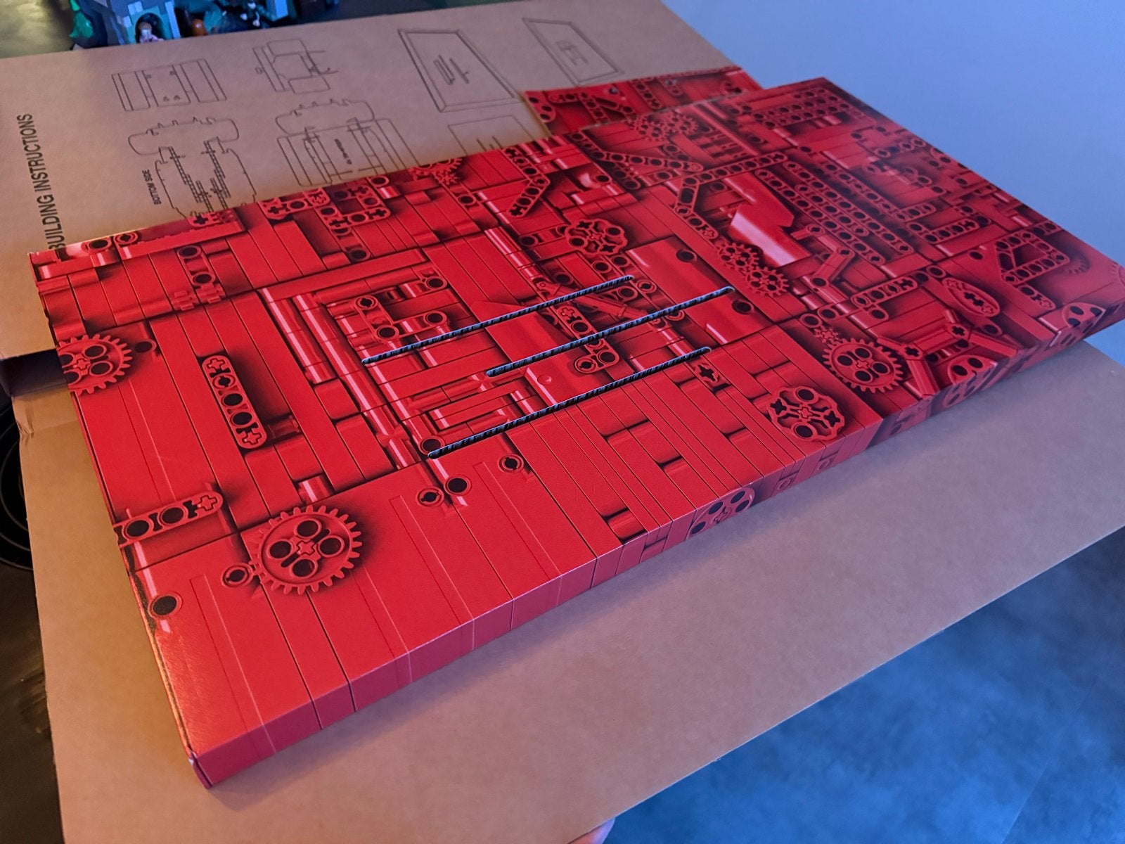 Lego Technic Ferrari SF-24 F1 Car Wanddisplay, Ophalen of Verzenden, Nieuw