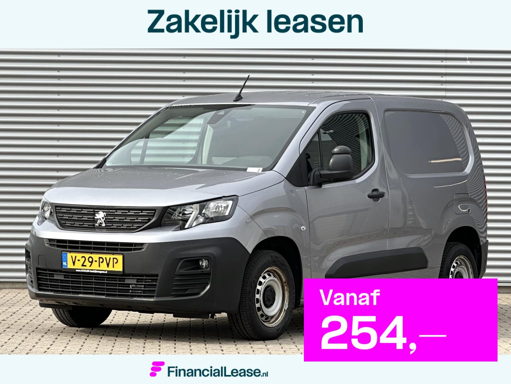 Peugeot Partner 1.5 BlueHDi 100pk MARGE btw vrij Airco|Navi|, Voorwielaandrijving, 1350 kg, Gebruikt, Euro 6