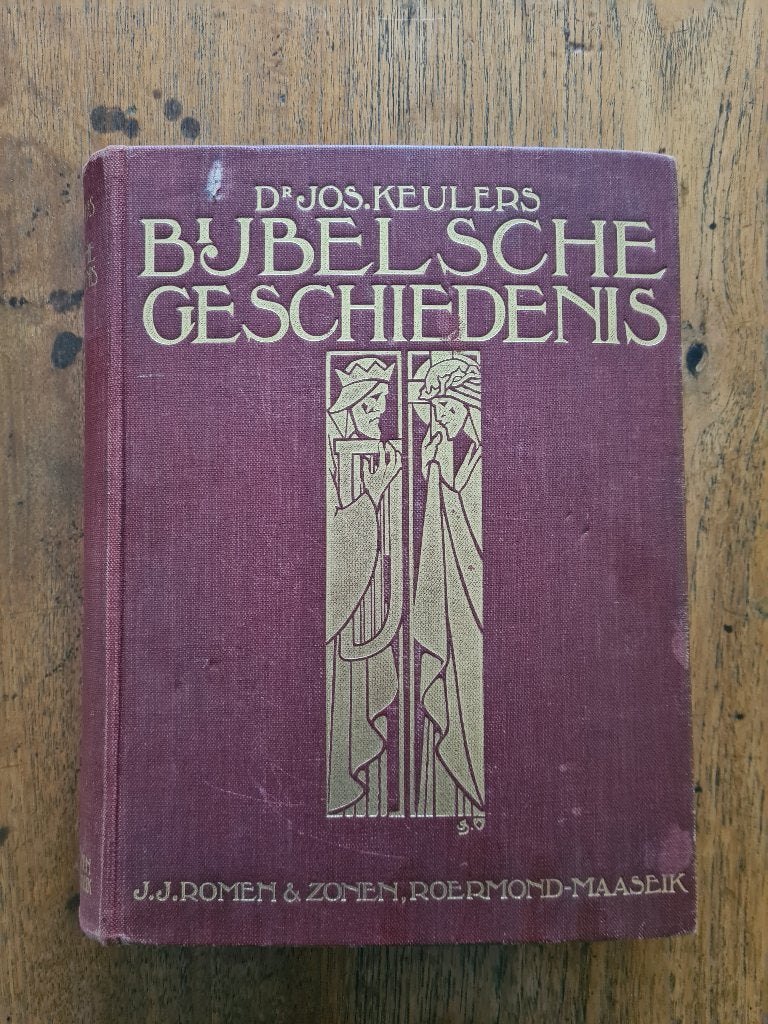 Bijbelsche Geschiedenis 2e druk 1938 dr Jos Keulers, Gelezen, Christendom | Katholiek, Jos Keulers, Ophalen of Verzenden