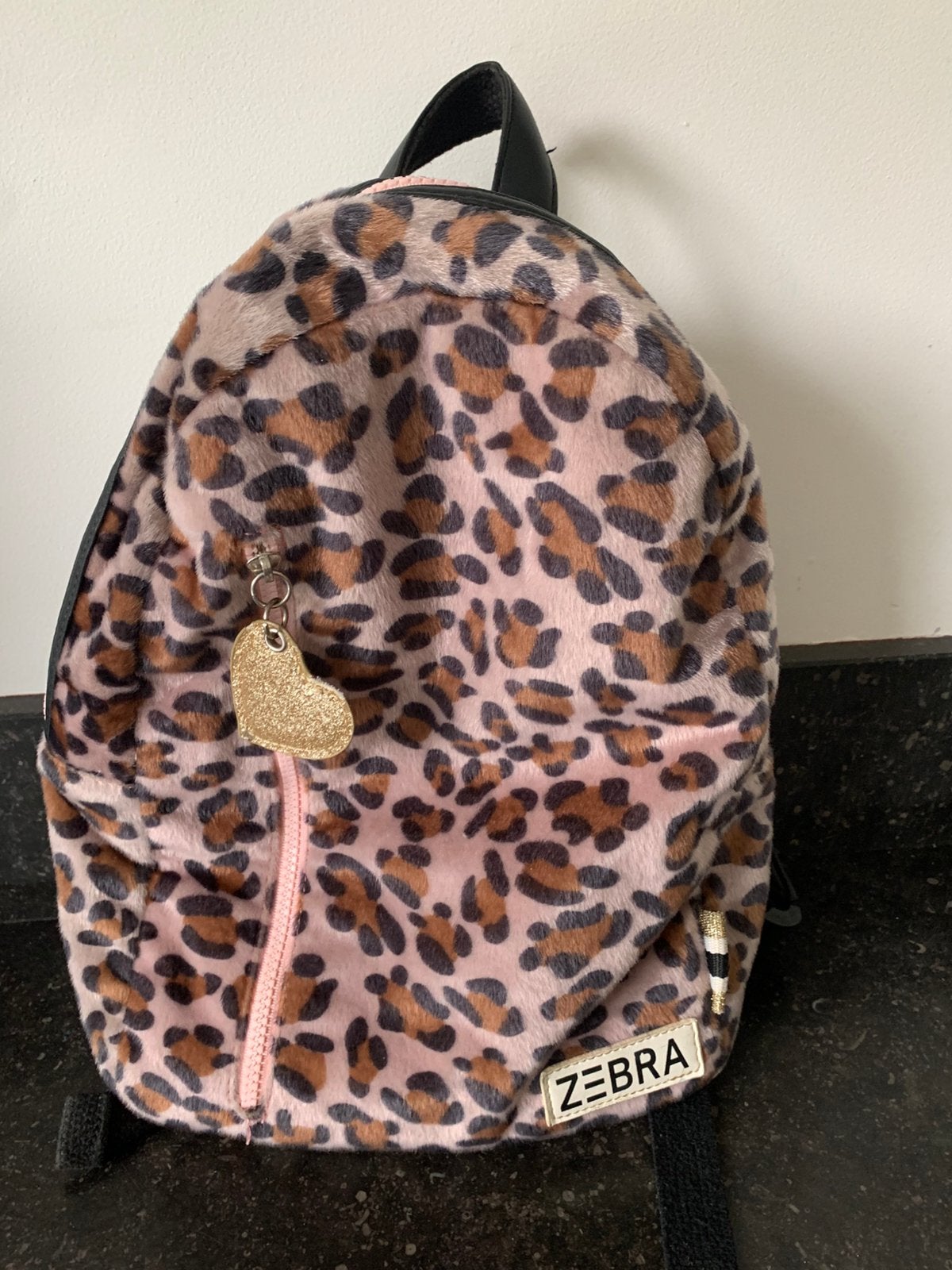 Zebra schooltas, Ophalen of Verzenden, Zo goed als nieuw, Rugtas, 30 tot 40 cm