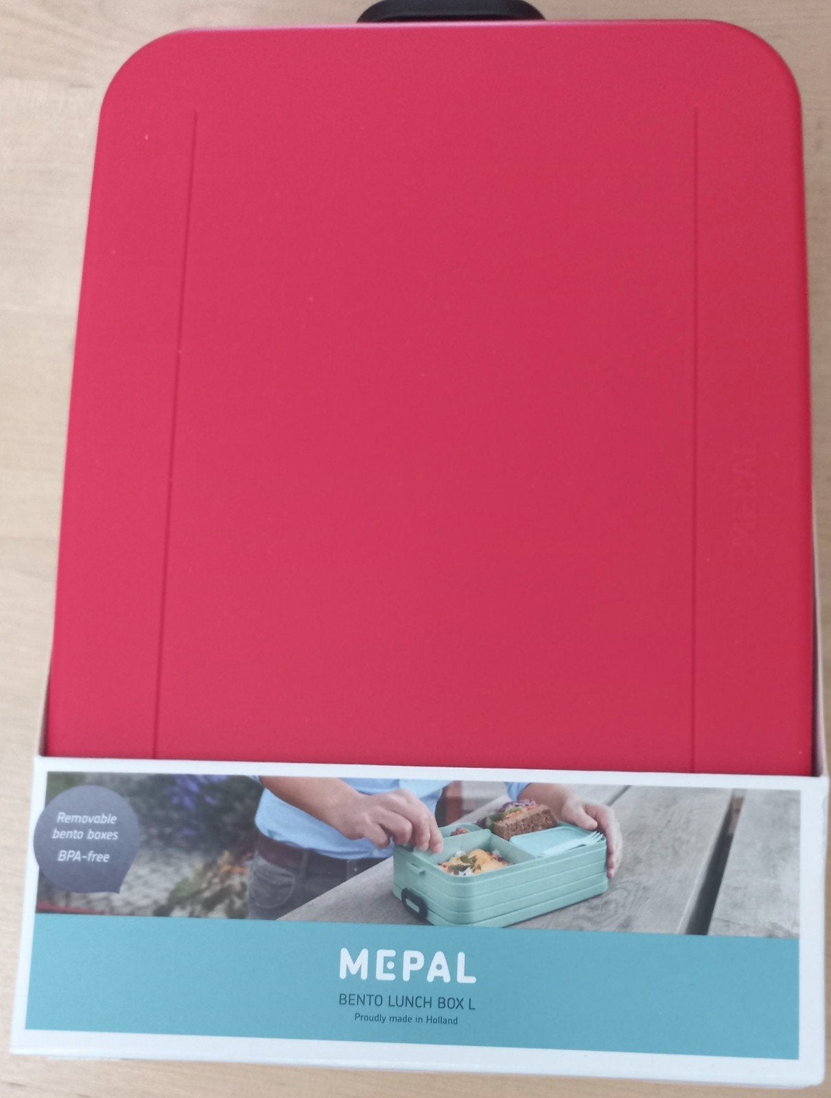 Mepal lunchbox large rood, Ophalen of Verzenden, Nieuw