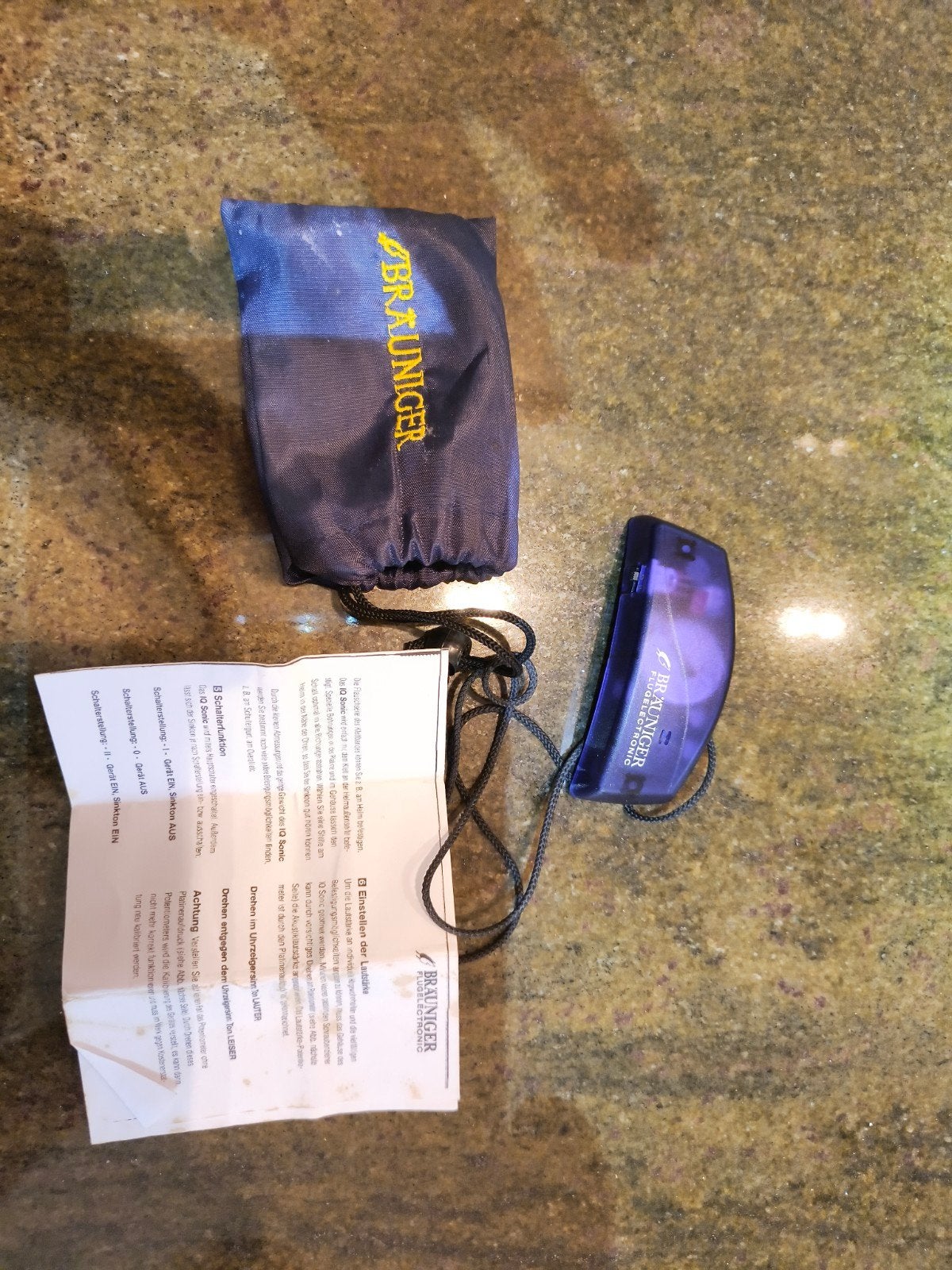 Brauniger Flugelektronic Vario/GPS voor paragliding, Ophalen of Verzenden, Gebruikt, Overige typen