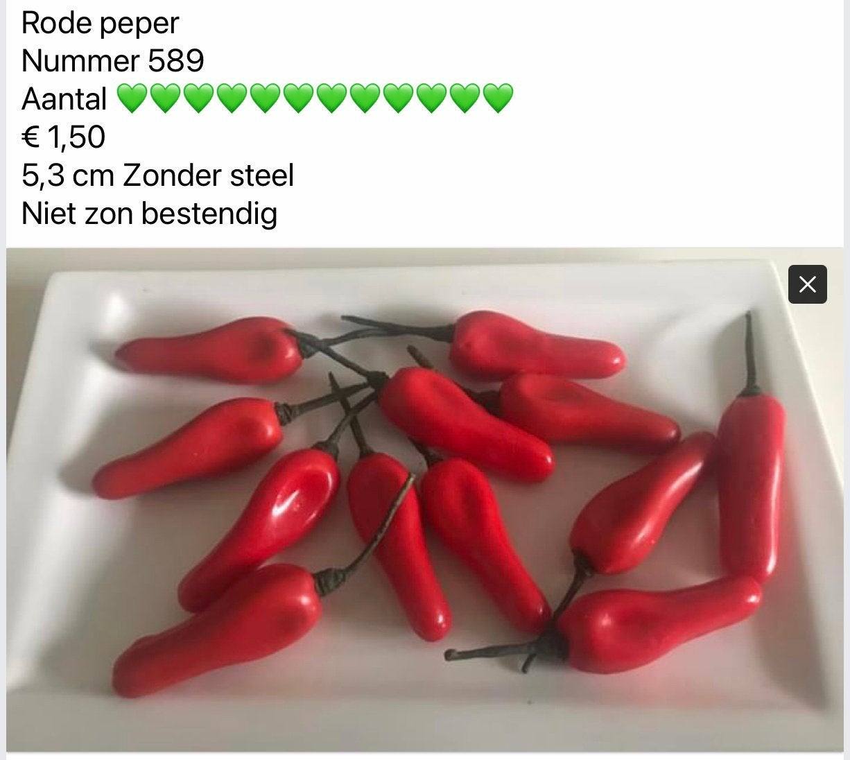 Div decoratie nep fruit DEEL 4, Ophalen