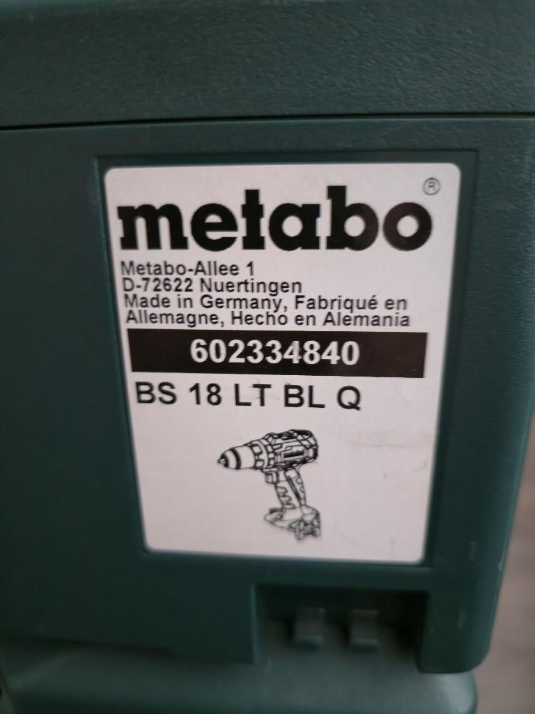 Metabo boor-/schroefmachine SB 18 LTX Impuls 125euro, Ophalen, Zo goed als nieuw, Boor- en Schroefmachine