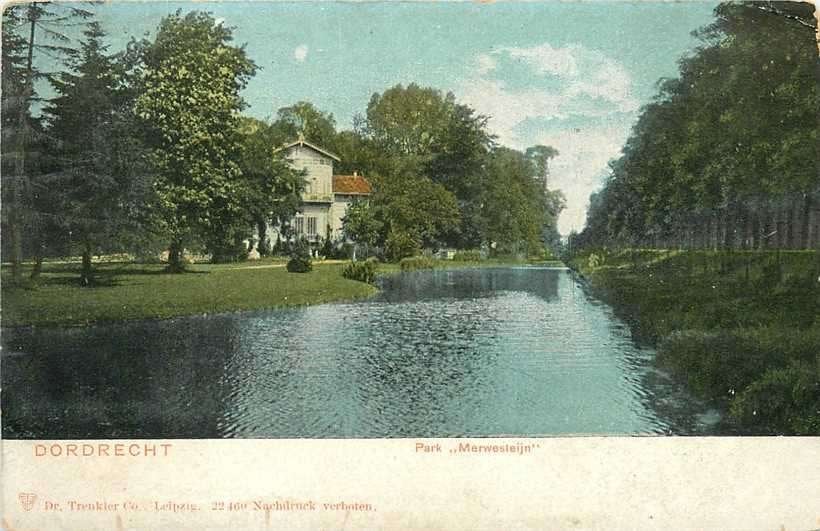 380-887-001 Dordrecht Park Merwestein, Verzenden, Voor 1920, Zuid-Holland