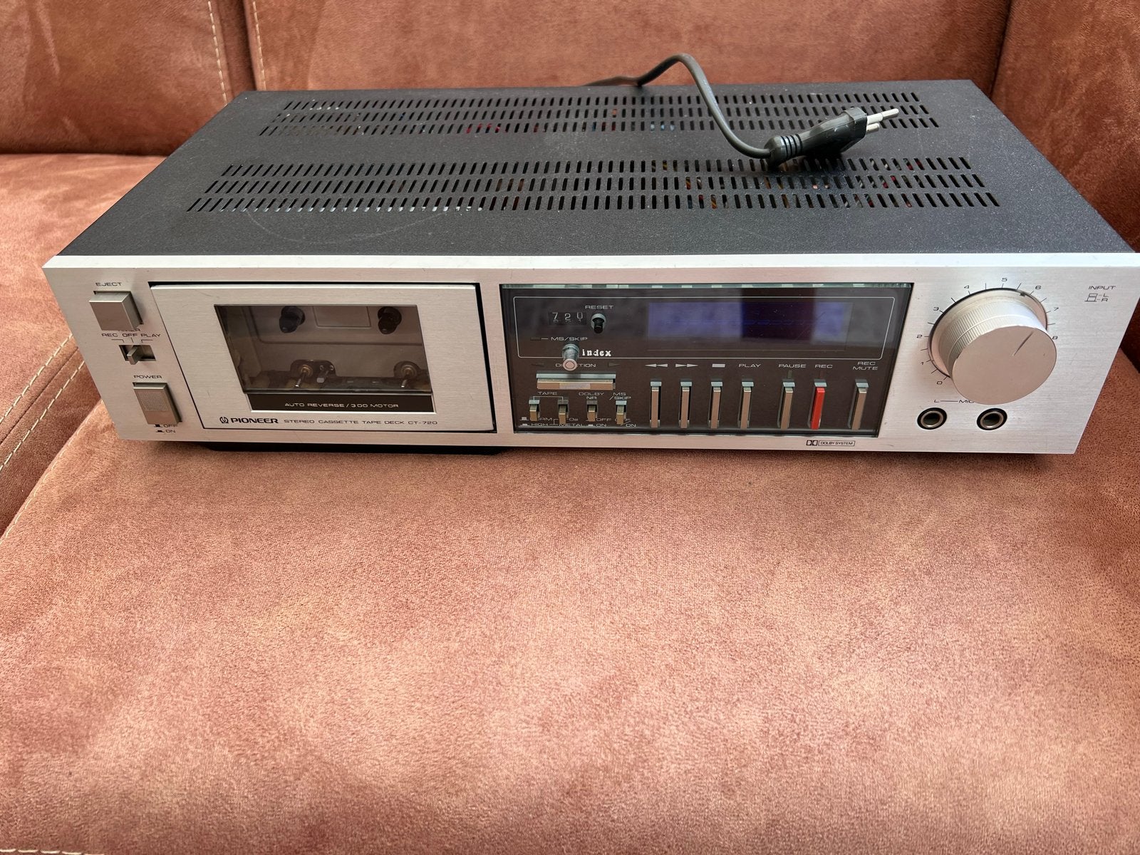 Pioneer CT-720 Stereo Cassette Tape Deck - Auto Reverse, Ophalen of Verzenden, Enkel, Auto-reverse