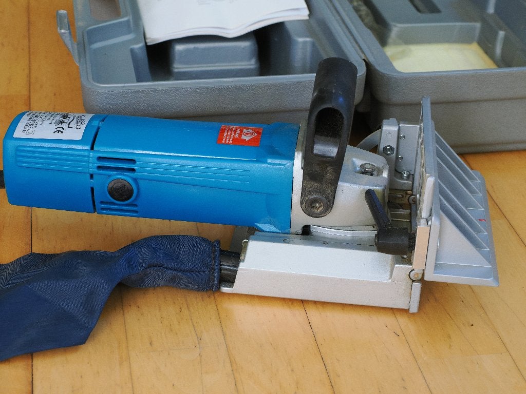Huvema / Lamello houtverbindingsfrees, vrijwel nieuw, Doe-het-zelf en Verbouw, Ophalen of Verzenden, Zo goed als nieuw, Elektrisch