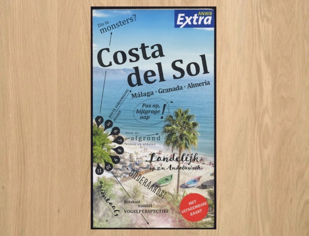Costa del Sol / Málaga, Granada, Almería - ANWB Extra, Boeken, Reisgidsen, Europa, Ophalen of Verzenden, Zo goed als nieuw, ANWB