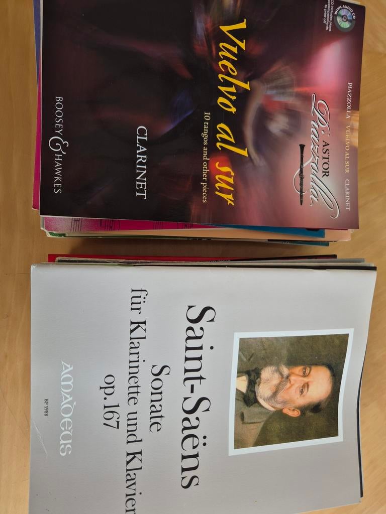 Bladmuziek klarinet, Ophalen, Overige formaten, Klassiek