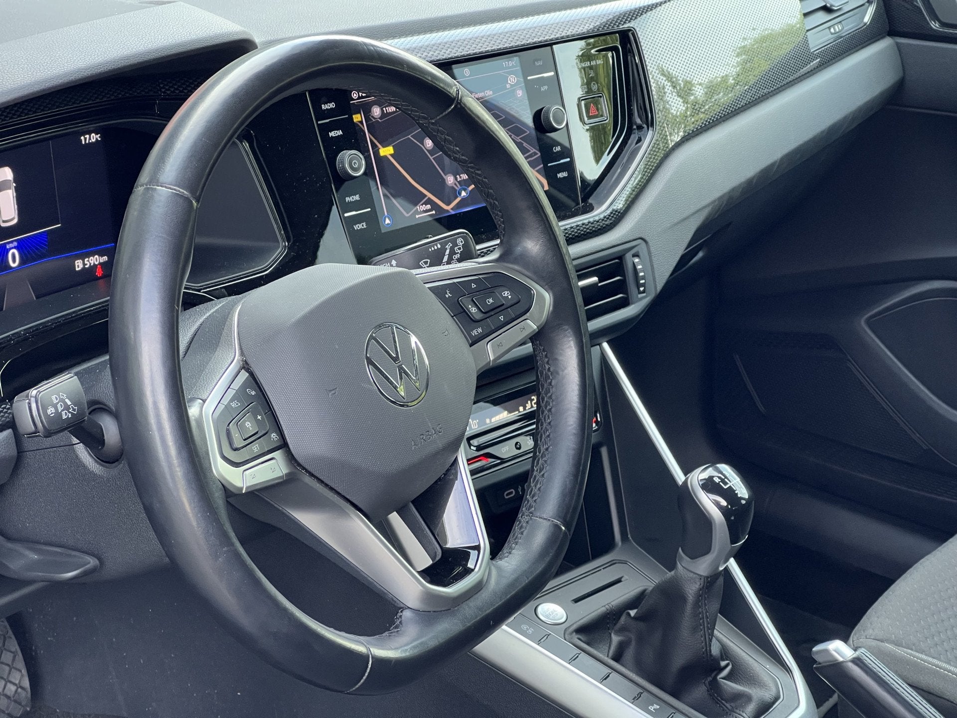 Volkswagen Taigo 1.0 TSI Life | Camera | Climate control | S, Stof, Gebruikt, Blauw, 610 kg