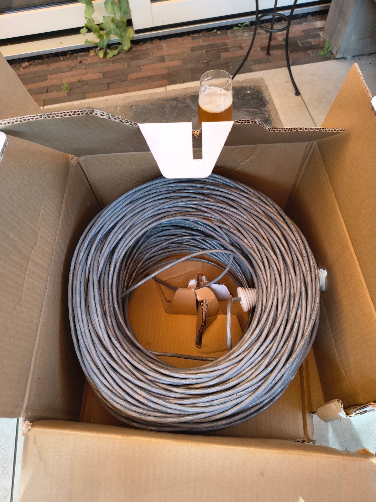 245 meter netwerk kabel, Ophalen of Verzenden, Nieuw, Kabel of Snoer