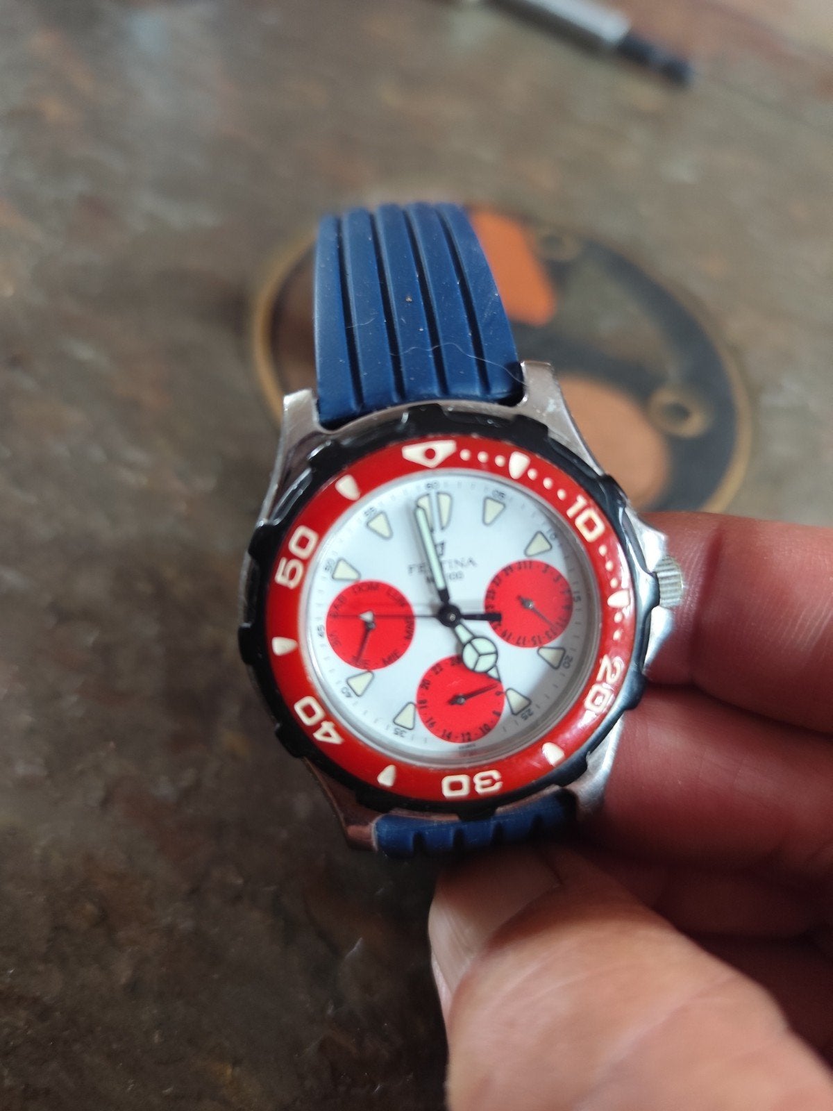 Festina horloge uit de jaren '90 - Batterij vervangen, Ophalen of Verzenden