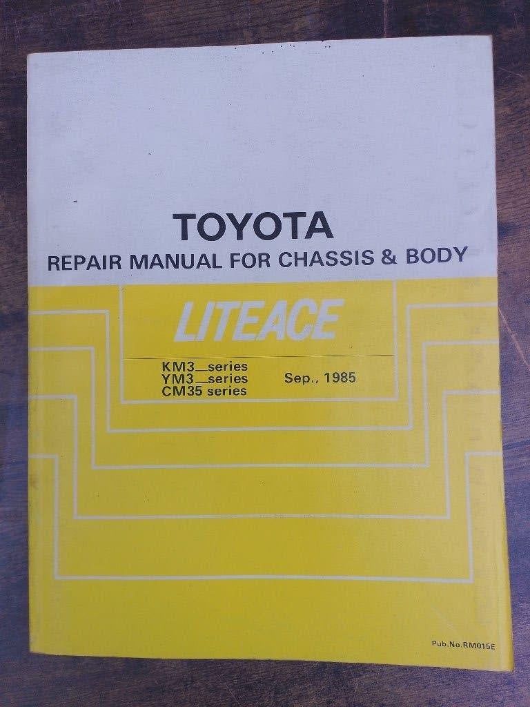 Toyota Liteace 1985 - 91 dealer werkplaatsboek, Ophalen of Verzenden, Gelezen, Toyota