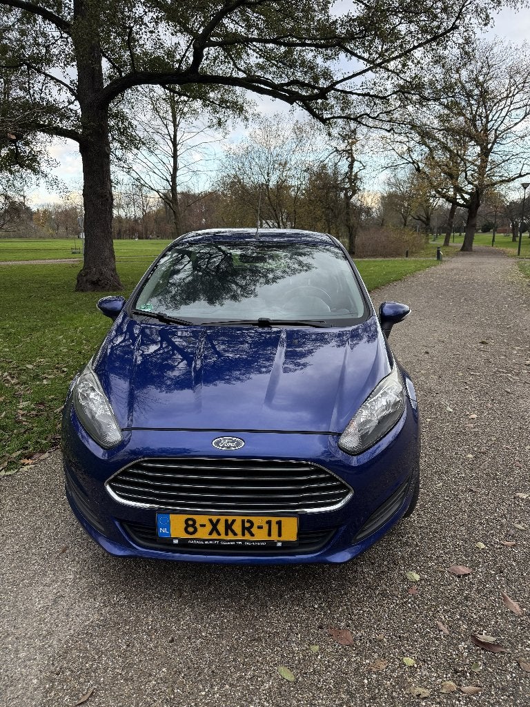 Ford Fiësta 1.0 65PK 5D S/S 2014 Blauw APK tot 29-08-2027, Stof, 40 €/maand, 525 kg, Blauw