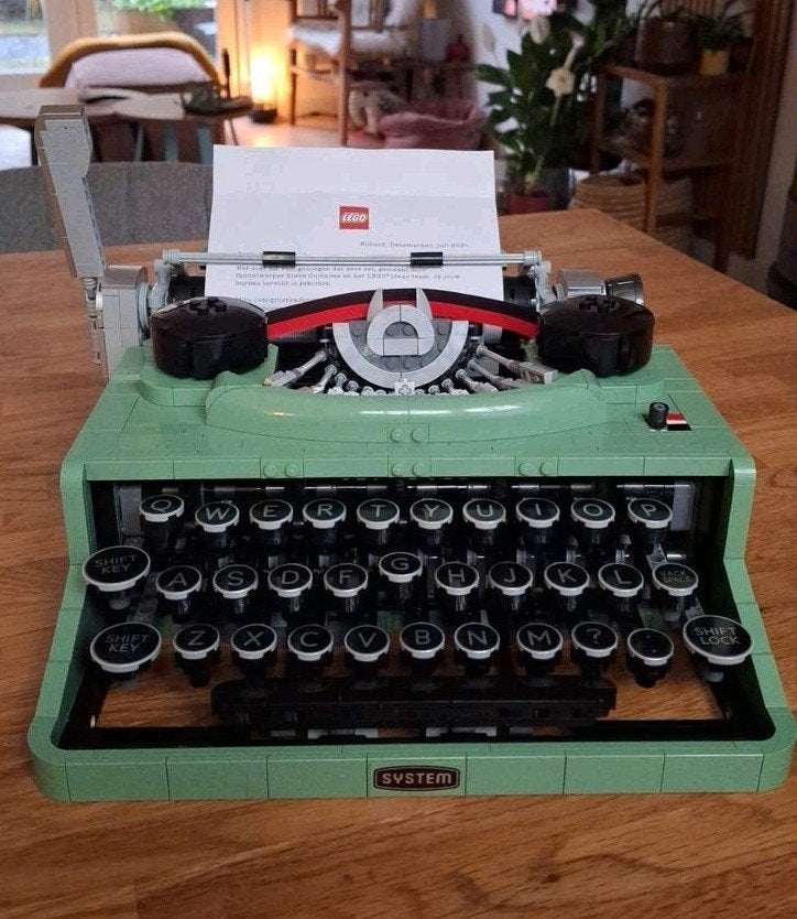 Lego Typemachine 21327 - Compleet, Kinderen en Baby's, Speelgoed | Bouwstenen, Zo goed als nieuw, Overige merken, Ophalen of Verzenden