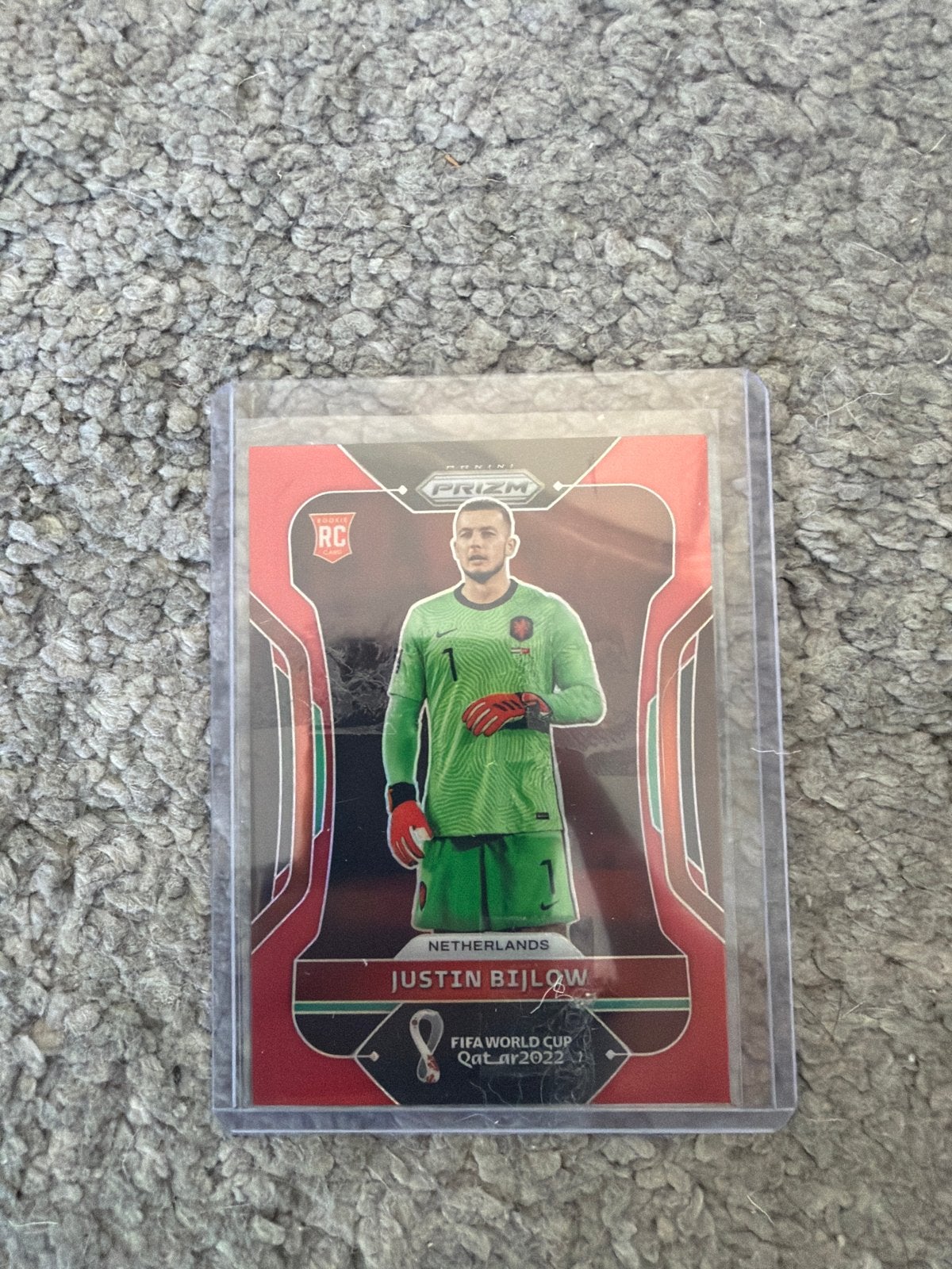 Justin Bijlow Panini Prizm FIFA World Cup QATAR 2022 RC, Verzamelen, Sportartikelen en Voetbal, Ophalen of Verzenden, Zo goed als nieuw